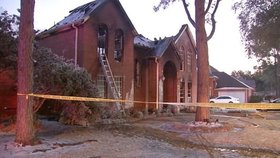 Dům rodiny, ve kterém k požáru došlo.