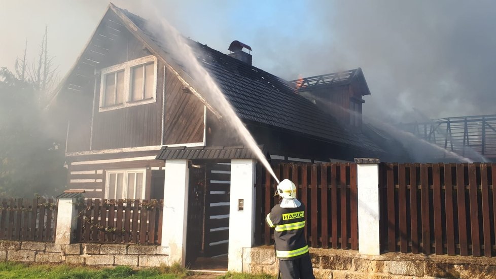 Požár penzionu v Českém ráji způsobil škodu osm milionů korun