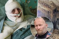 David se vzbudil v hořícím bytě: Pro malého syna skočil do plamenů