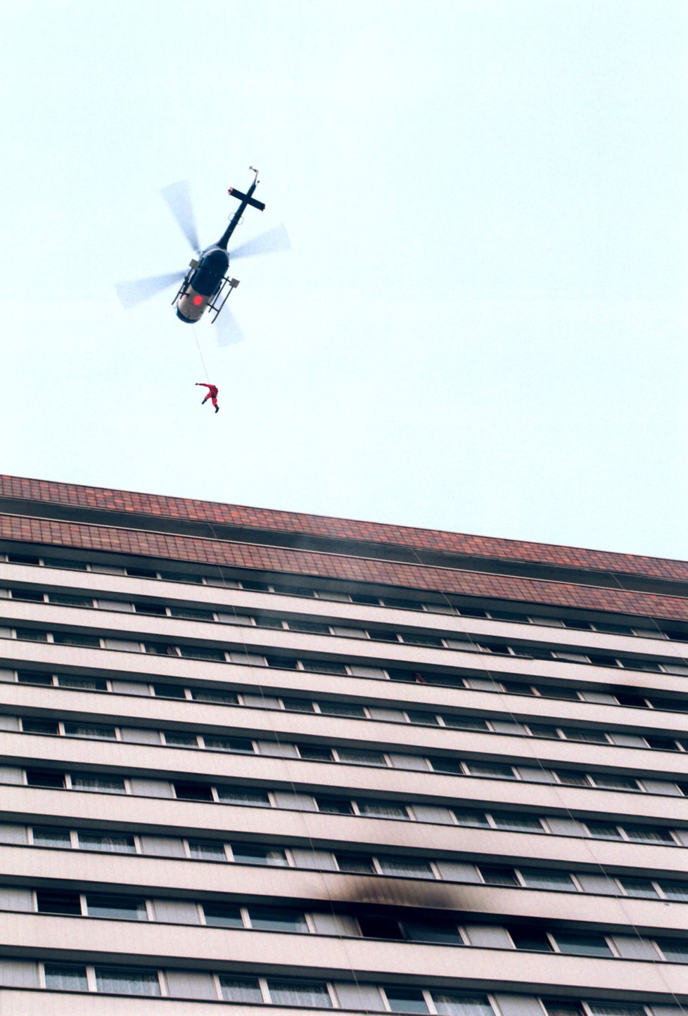 Požár v pražském hotelu Olympik, květen 1995