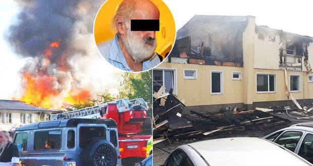 Měl svíčkou podpálit ubytovnu, kde zemřel člověk, a 12 lidí se zranilo: Senior (71) je ve vazbě 