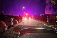 Požár bytu v Hradišti: Čtyři zranění a desítky evakuovaných