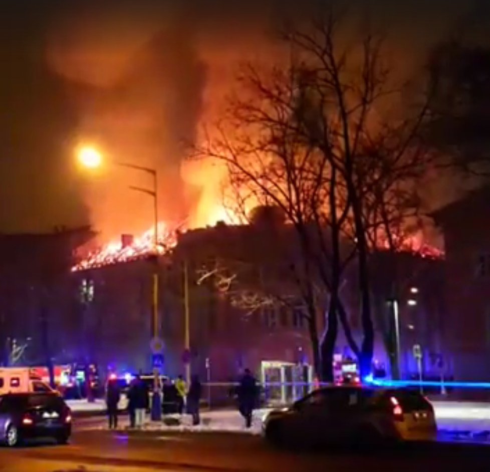 Požár přírodovědecké fakulty košické univerzity