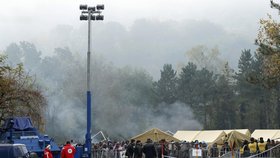 Slovinští hasiči naštěstí požár včas uhasili.