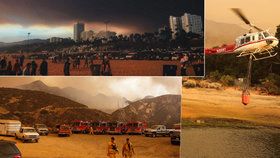 Los Angeles v plamenech! Město andělů bojuje s rozsáhlými požáry.