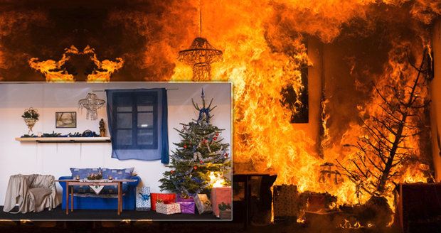 Hasiči varují: Za dvě minuty je „hotovo“! Tohle doma o Vánocích určitě nedělejte!
