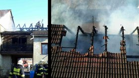 Ve Vanovicích na Blanensku hořel rodinný dům.