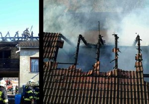 Ve Vanovicích na Blanensku hořel rodinný dům.