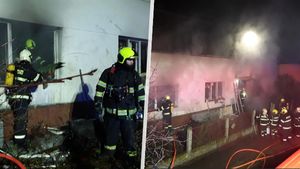 Tragický požár ve Veselí nad Moravou: Hasiči v domě našli mrtvého člověka!