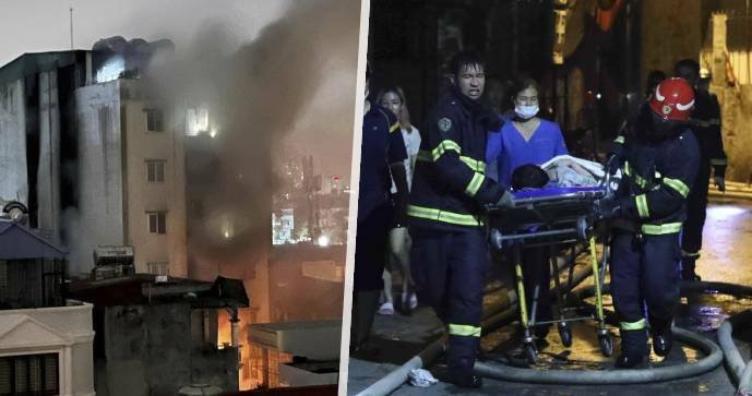 Požár bytovky v Hanoji: Nejméně 10 mrtvých a desítky zraněných