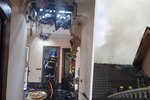 V Černošicích u Prahy v pátek 27. srpna 2021 hořela vila, škoda je deset milionů korun.
