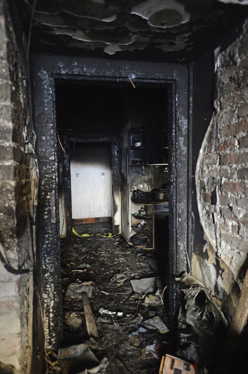 Žena ve Vršovicích podpálila dům, ze kterého se měla ráno vystěhovat.