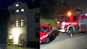 V bytě domu ve Františkových Lázních na Chebsku došlo k výbuchu.