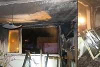 Nešťastné svátky v Opavě: Čtyři lidé se zranili při požáru