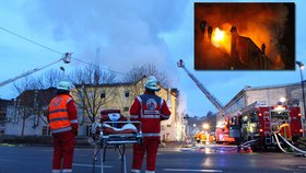 Požár vznikl nedaleko Stuttgartu