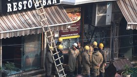 Požár domu v Dillí si vyžádal 9 obětí. (ilustrační foto)