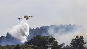 Ostrov Gran Canaria zasáhl obří požár (srpen 2019)