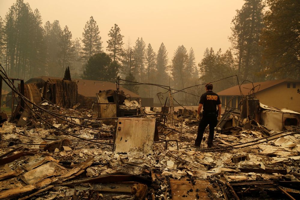 Ničivé požáry v Kalifonii