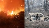 Dvě ženy uhořely ve svém autě. „Šílené“  požáry v Portugalsku mají již 27 obětí 