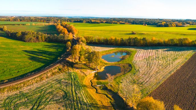 Realizace tůně a revitalizace odvodnění Chrudimky v Pokřikově Realizace tůně a revitalizace odvodnění Chrudimky v Pokřikově