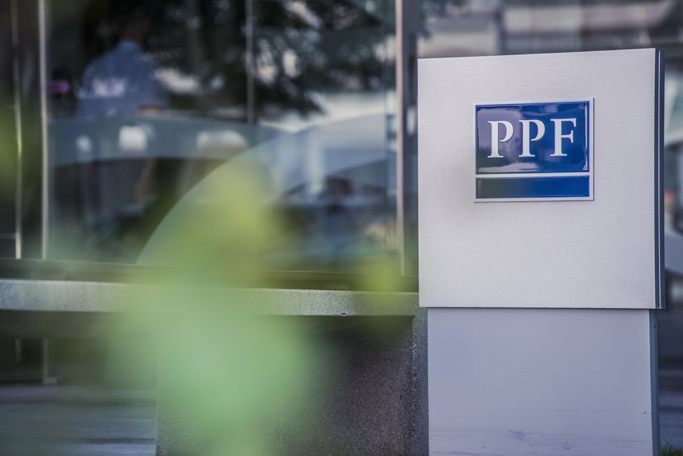 Logo skupiny PPF miliardáře Petra Kellnera