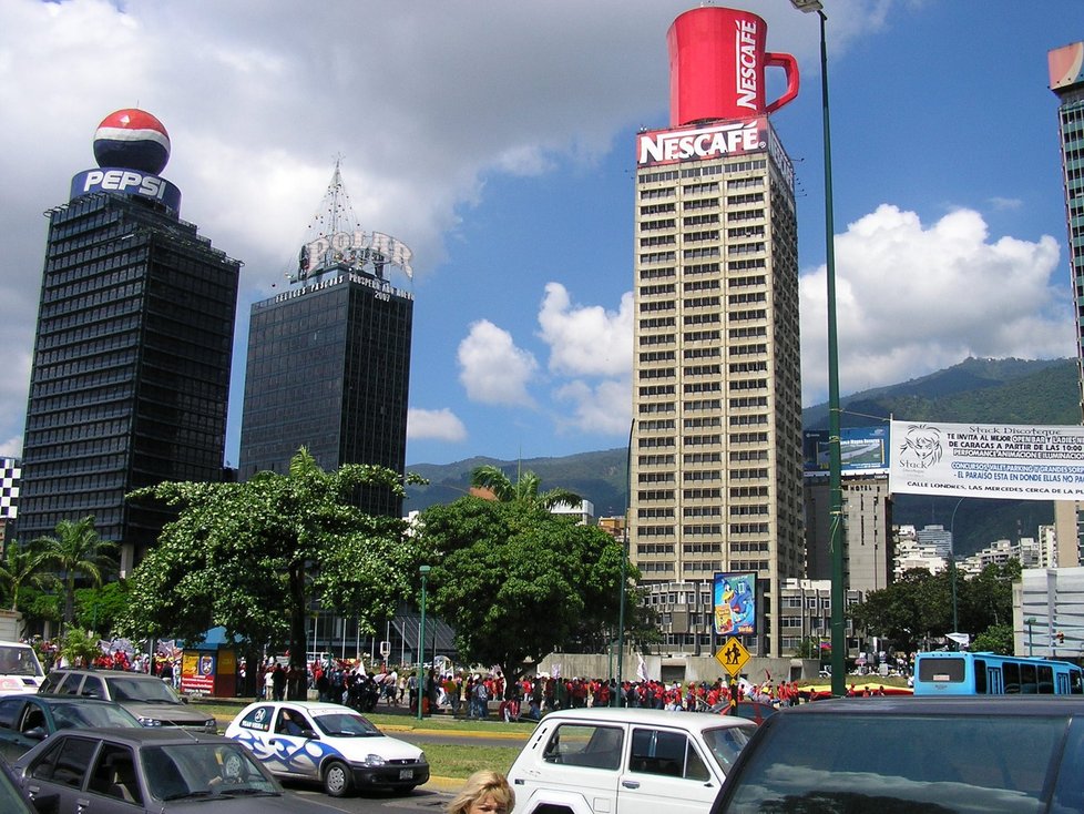 Hlavní město Venezuely Caracas