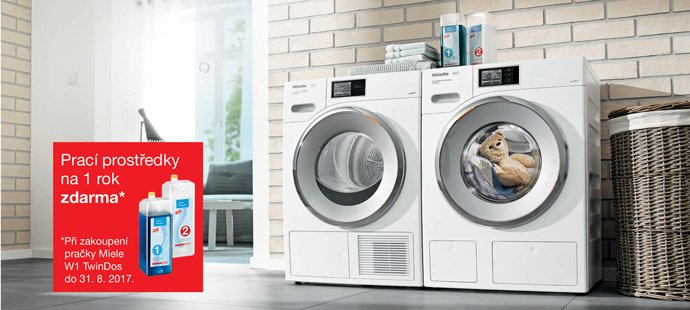 Automatická pračka Miele TwinDos a Miele