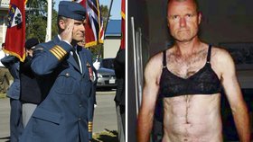 Plukovník kanadského letectva měl salbost pro dámské spodní prádlo.