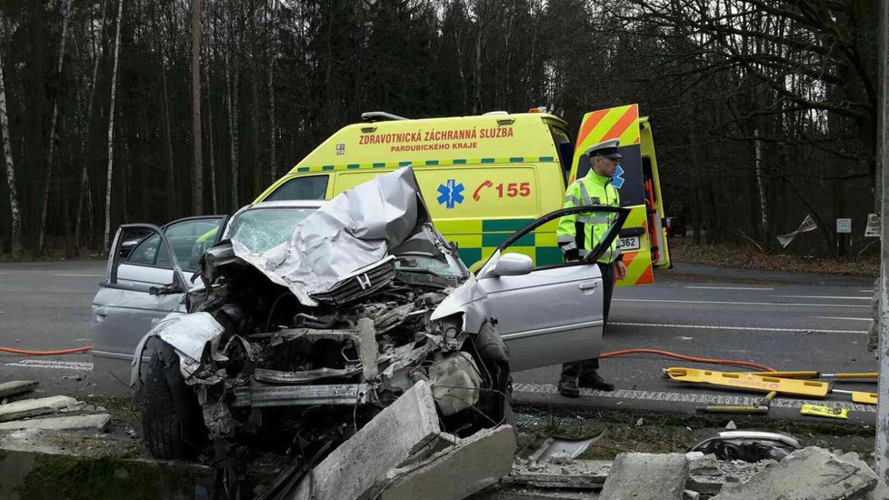 Na Pardubicku byly v úterý hned dvě vážné nehody