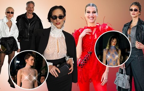 Nováčková, Vignerová a spol. aneb pražský týden módy plný sexy modelů: Flaška místo kabelky a všude bradavky!