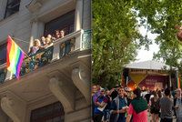 Tisíce lidí přišly na zahájení Prague Pride. Na magistrátu poprvé visí duhová vlajka