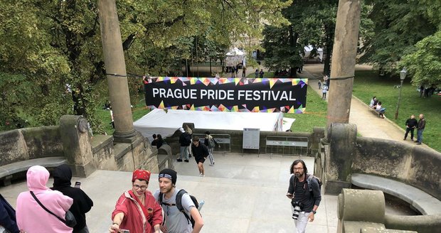 Na Střeleckém ostrově odstartoval Prague Pride (7. srpna 2023)
