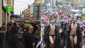 Prague Pride 2019: Město se obléklo do duhových barev! „Do plynu,“ křičeli extremisté na účastníky pochodu