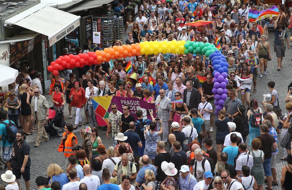 Průvod Prague Pride