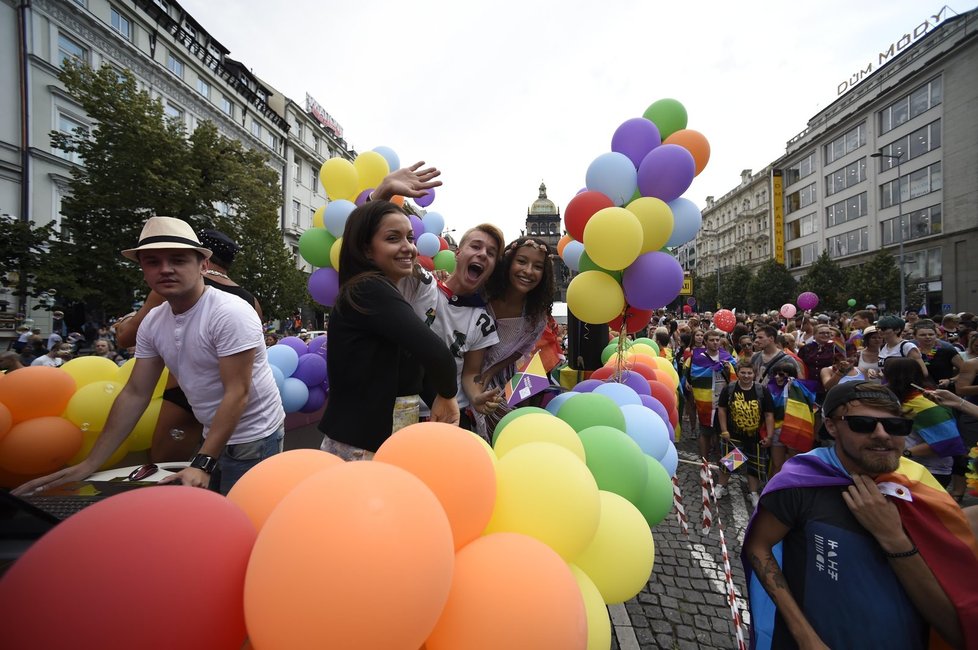 Průvod Prague Pride