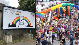 Heslem kampaně 7. ročníku festivalu Prague Pride je „zbytečný festival“.
