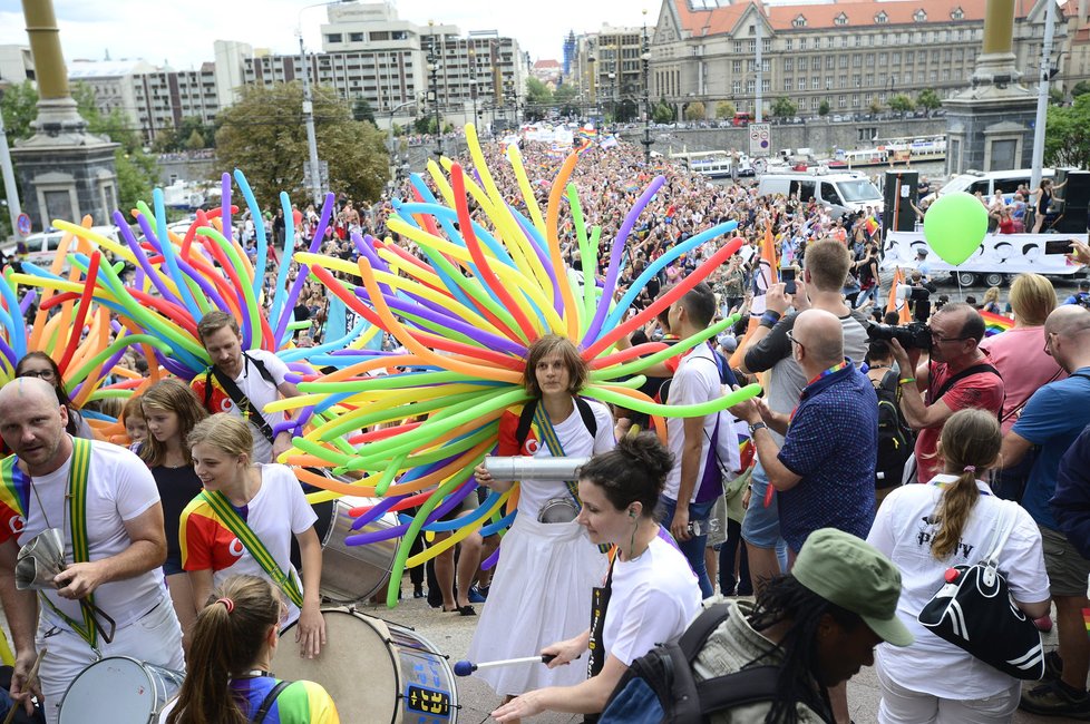 Pochod gayů v Praze