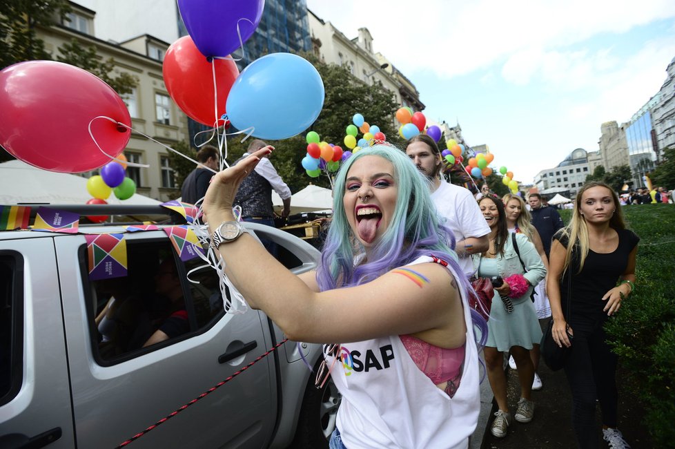 Pochod Prague Pride 2017