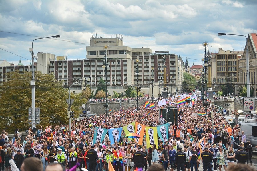 Na Prague Pride přišlo 35 tisíc lidí.