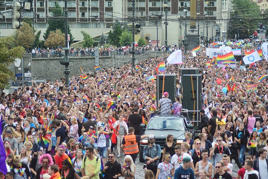 Na Prague Pride přišlo 35 tisíc lidí.