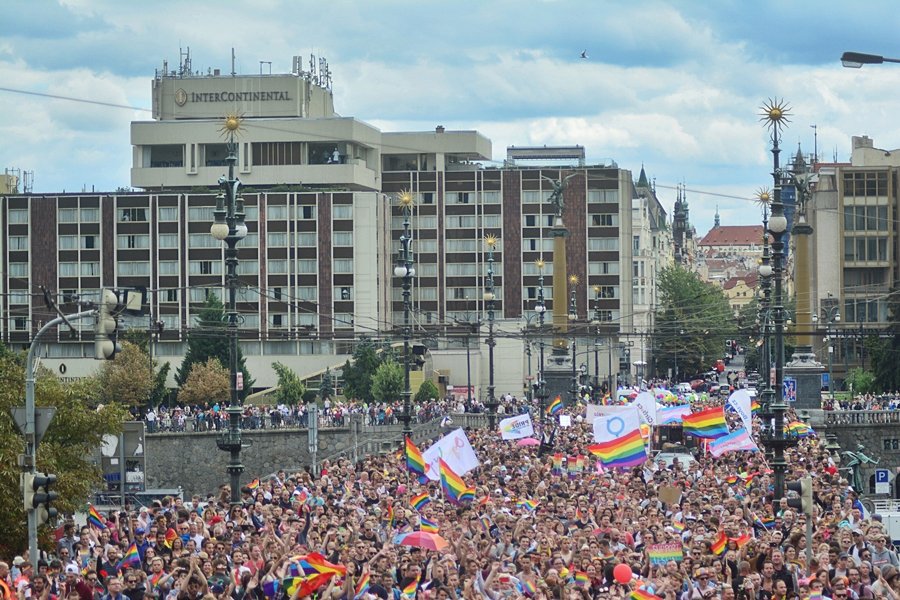 Na Prague Pride přišlo 35 tisíc lidí.