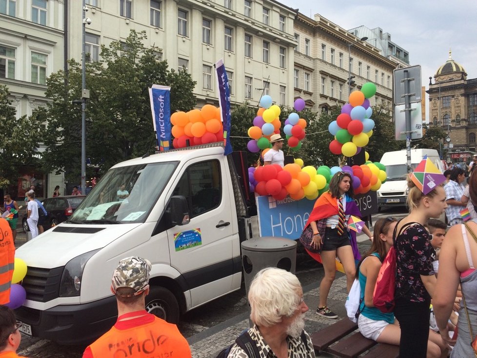 Průvod Prague Pride