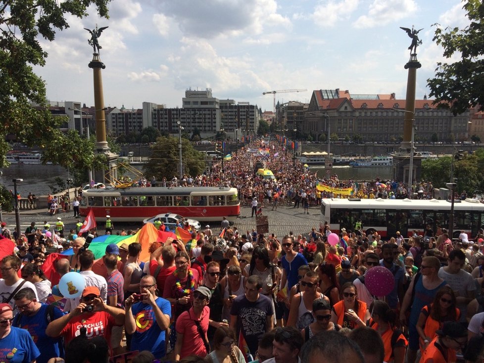 Průvod Prague Pride