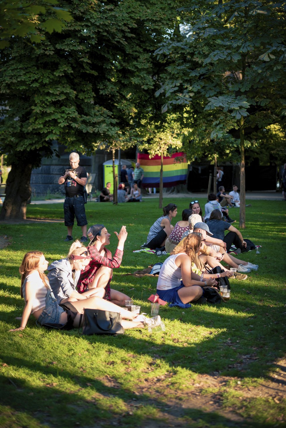 Zahajovací koncert Prague Pride na Střeleckém ostrově.