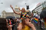 Duhový průvod Prague Pride 2019.