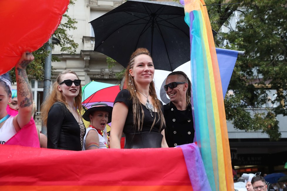 Duhový průvod Prague Pride 2019.