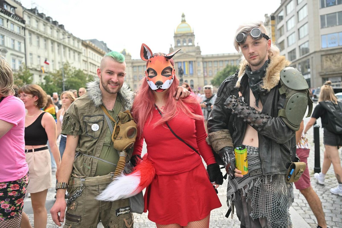 Průvod Prague Pride 2022