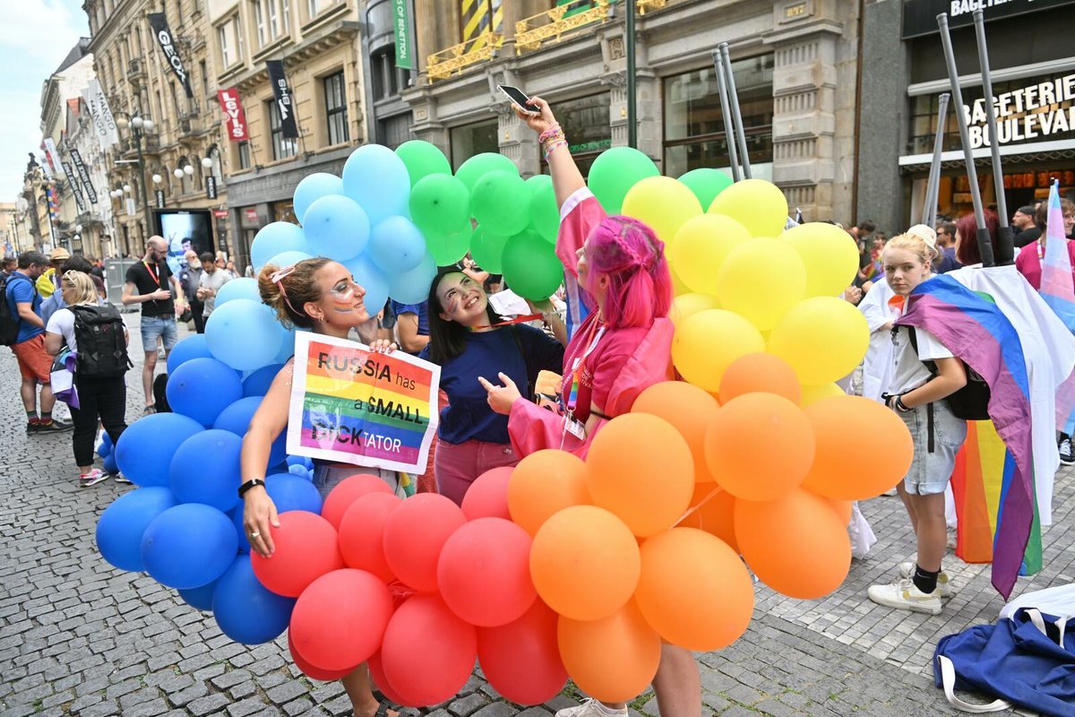 Průvod Prague Pride 2022