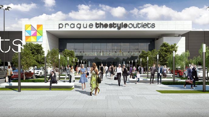 vizualizace projektu Prague the style Outlets