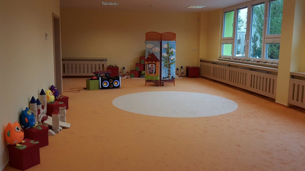 Nové prostory mateřské školy jsou zatím prázdné.